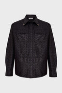 WAGGMI OBSIDIAN Leather Shirt erkek deri gömlek, ürün görseli