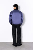 WAGGMI VIOLET Bomber erkek bomber ceket, manken üzerinde