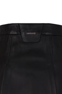 WAGGMI OBSIDIAN Leather Skirt kadın deri etek, ürün görseli