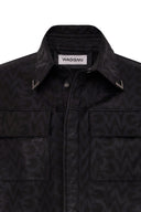 WAGGMI OBSIDIAN Leather Shirt erkek deri gömlek, ürün görseli