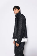 WAGGMI VEIL Denim Jacket erkek denim ceket, manken üzerinde
