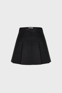 WAGGMI OBSIDIAN Leather Skirt kadın deri etek, ürün görseli