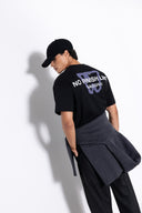 WAGGMI STILL Black T-shirt erkek tişört, manken üzerinde
